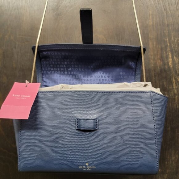 KATE SPADE NEW YORK Leather Riverside Street Collection Emmie Crossbody NWT - Picture 13 of 13